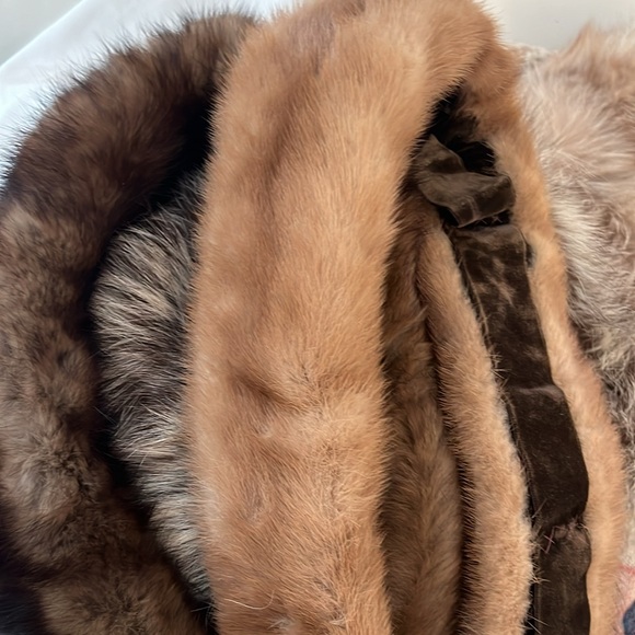 Genuine mink fur collar - Picture 8 of 9